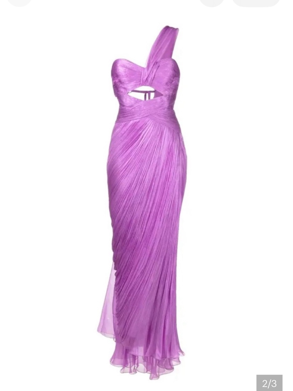 MARIA LUCIA HOHAN
AMELIA PLISSE DETAIL
GOWN SIZE 36/4
